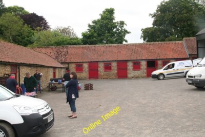 Photo 6x4 Yard at Hall Farm Stainton le Vale Open Farm Day at Stainton Ha c2013