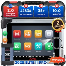 Autel MaxiSys Elite 2 PRO ULTRA Programming ECU Coding Diagnostic Scanner+MV108S
