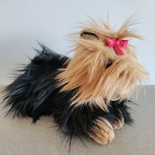 Miyoni Yorkshire Terrier Dog Plush Stuffed Animal Toy 11" Aurora 2018 realistic