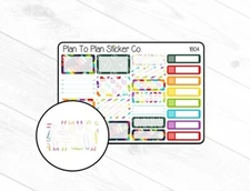 1804~~School Mixed Boxes Planner Stickers.
