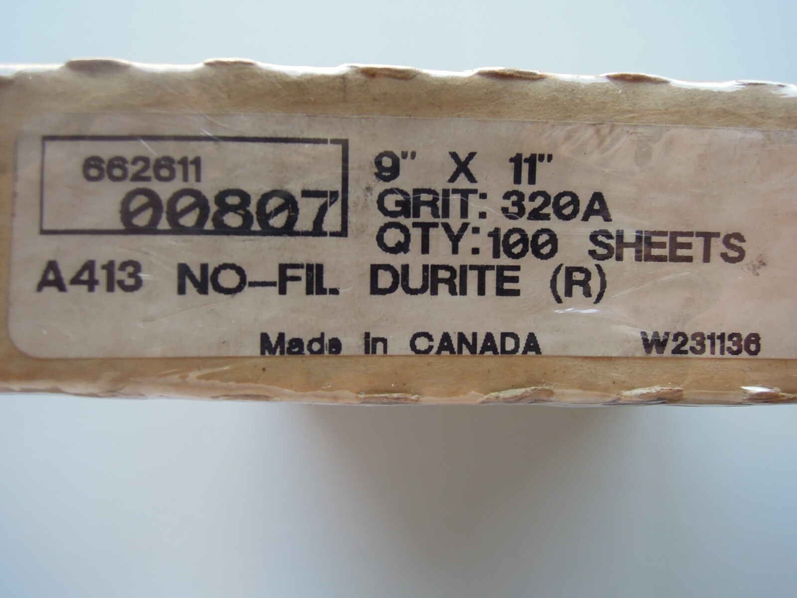 Norton Adalox A211 Paper 9 x 11 Sheets Grit P60D 60D 00320, 50 Sheets