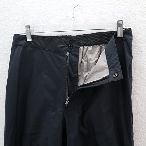 Patagonia Pants Men's Medium Black Rain Shadow Waterproof Leg Zip Gorpcore Hike - Picture 6 of 20