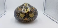 Signed Johnny Prophet 2016 Native American Fully hand Painted Decretive Gourd 