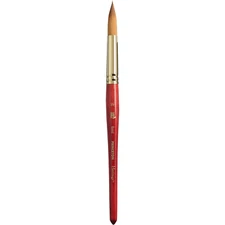 Princeton 16 Short Handle Round Series 4050 Synthetic Sable Watercolor Brush