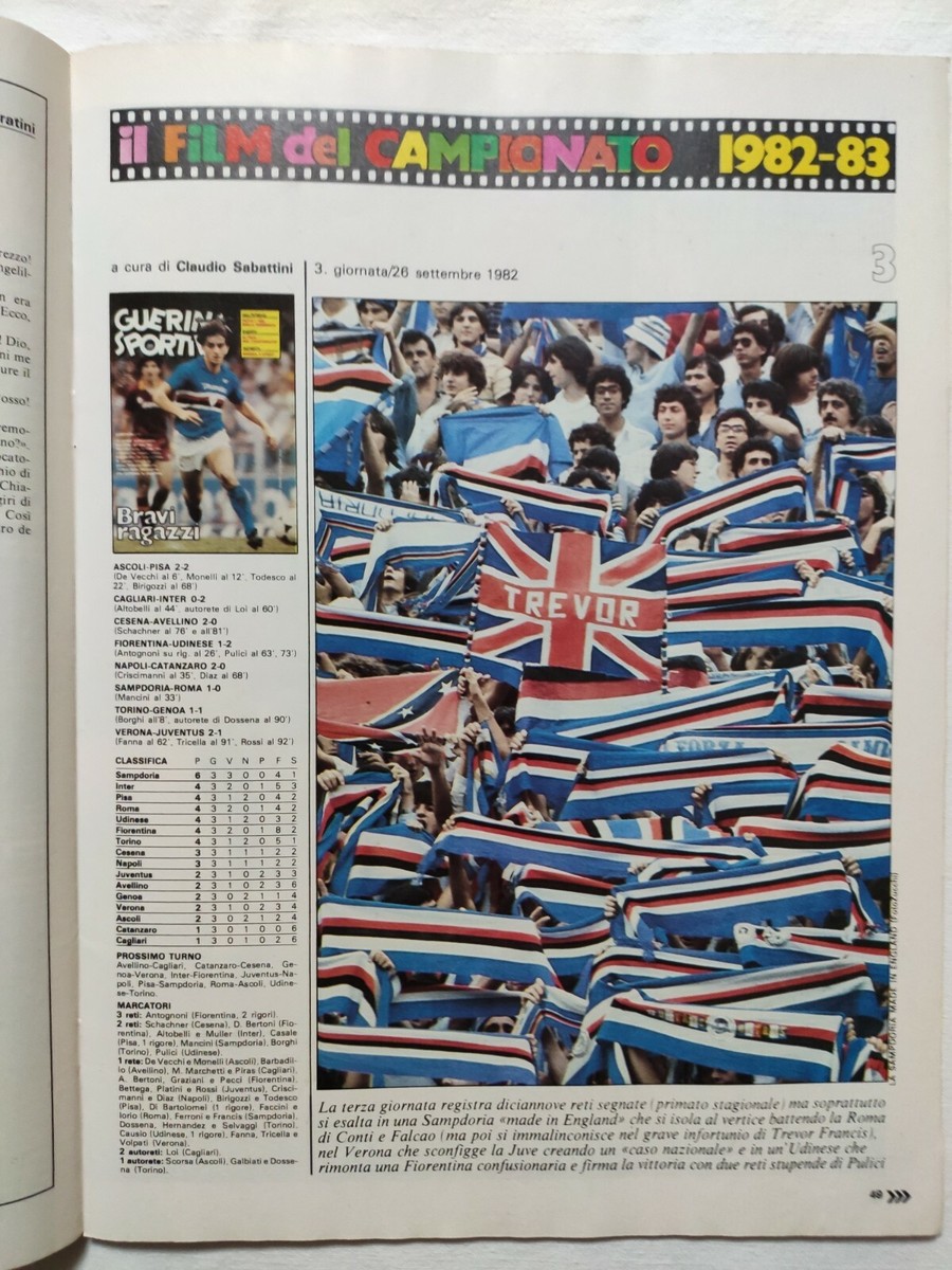 Figurine Guerin Sportivo N°17 – 1982, Boniek, Avec Film Campionato, état Bon