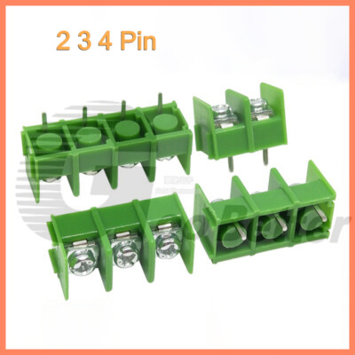 2 3 4 Way Green PCB Barrier Screw Terminal Block Strip Connector 8.5mm Pitch