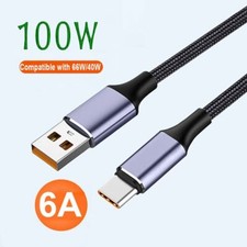 6A Fast Charging Cable Quick Charge 4.0 Data Line for Huawei Xiaomi