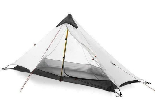 3F UL GEAR LanShan Waterproof 1/2 Pers. Ultralight Camping Tent Backpack Outdoor - Foto 31 di 39