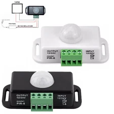4x 12V-24V PIR Sensor Infrared Motion Detector Body Motion Sensing Light Switch