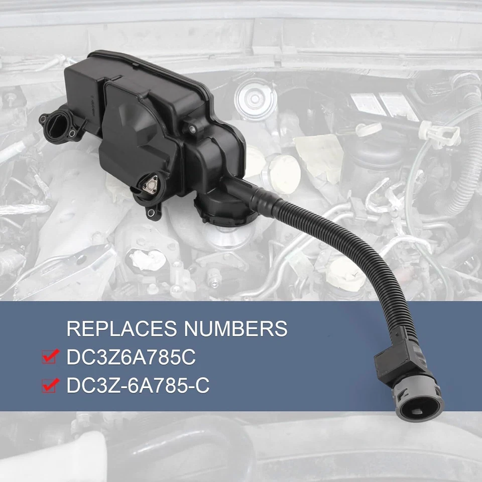 Oil Separator Assembly for 2011-2016 Ford F250 F350 Super Duty 6.7L DC3Z-6A785-C Foto 3 de 4