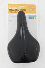 NEW! Serfas TBM-40 Tailbones Memory Foam 164mm Bicycle Saddle Black