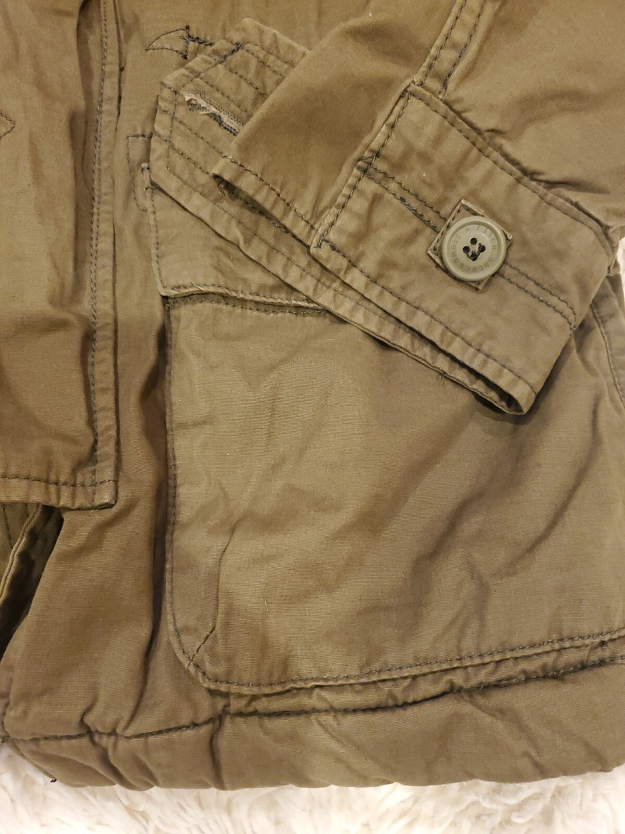 Abercrombie & Fitch Military Parka Jacket Wilcox Faux Fur Abercrombie & Fitch Military Parka Jacket Wilcox Faux Fur