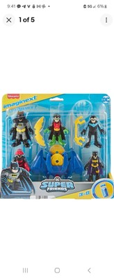 Imaginext DC Super Friends Batman 5 Figure Pack With 7 Accessories