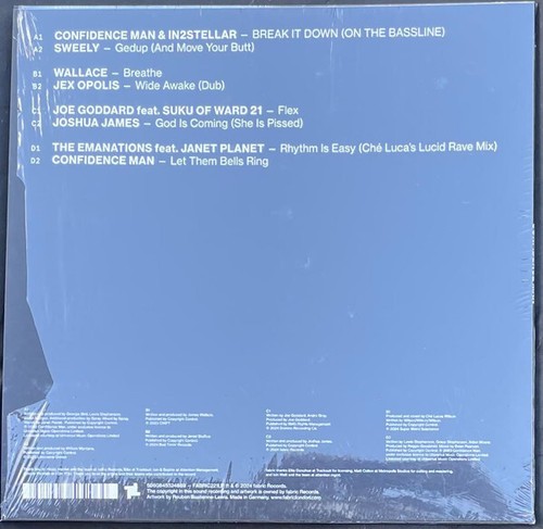 Confidence Man-Fabric Presents Confidence Man-Vinyl LP-Brand New/Still sealed... - Picture 2 of 2