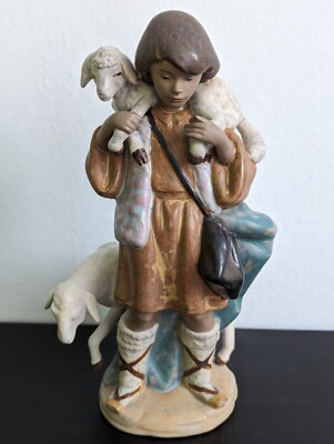 Lladro Figur 12284 ''Pastor Joven'' GRES Collection - Junger Hirte - Krippe Figur!