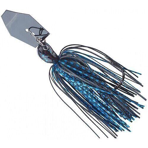 Z-Man Chatterbait Jack Hammer Bladed Jig #5 Hook 3/8 Oz Black Blue CBJH38-06 - Image 1