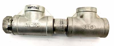 Stainless Steel  3/4-316 & MB-316 T Threaded Fitting YII-3/4 150-3/4 LOT OF 2