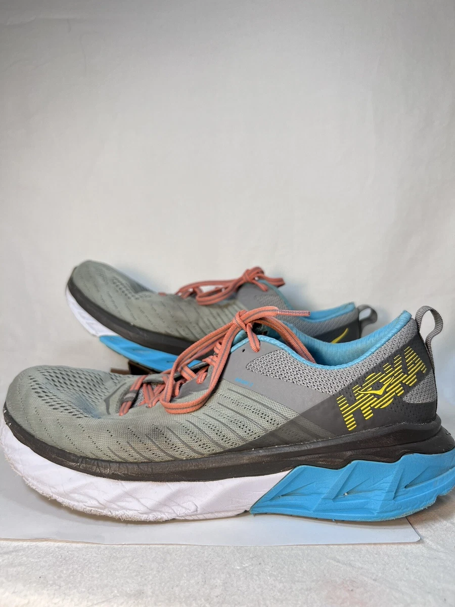Hoka One One Womens Arahi 3 1104099 FGSB Gray Running Shoes Sneakers Size 9.5