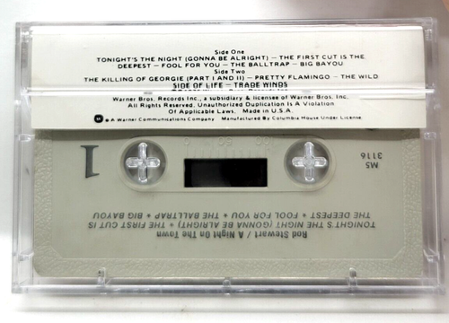 Rod Stewart A Night on the Town 1976 Cassette Tape (F15) - Picture 3 of 4