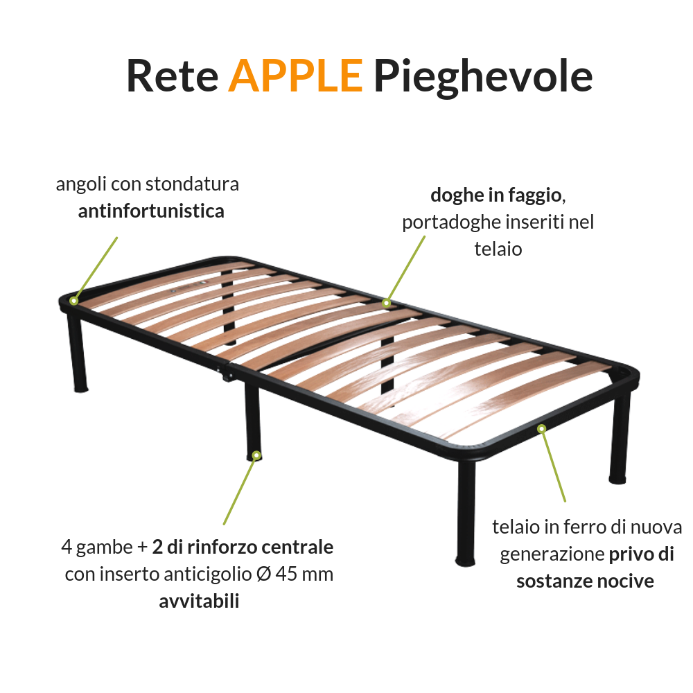 Baldiflex Orthopädischer Lattenrost – 90x190 Cm Aus Naturholz (Buchenholz) Für Einzelbetten