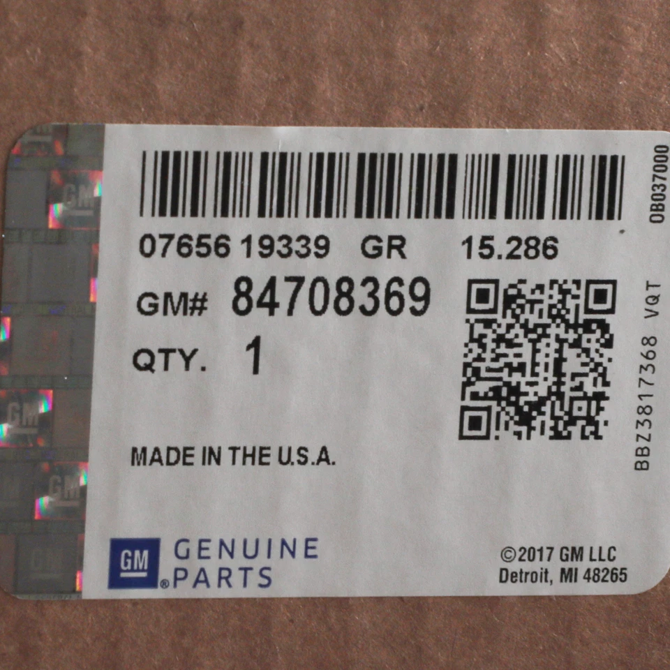 Alfombrilla delantera para todo tipo de clima OEM NUEVA 2015-2022 Chevrolet Colorado 84708369 Foto 3 de 3