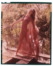 Julie Newmar Breathtaking Exotic Leggy Glamour Pin Up Original 5x4 Transparency