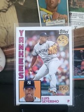 2019 Topps Luis Severino 1984 35th Anniversary 125 Years Logo Yankees #063/150