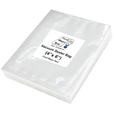 100 Bags 4"x 6" Food Magic Seal for Vacuum Food Storage Sealer Bags!!