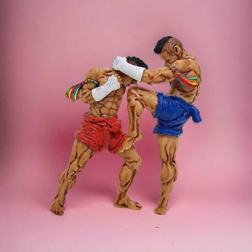 Muay Thai Boxing belt rope Hug-Cor A-Ra-Van resin Magnet Hand Painted - Picture 7 of 8