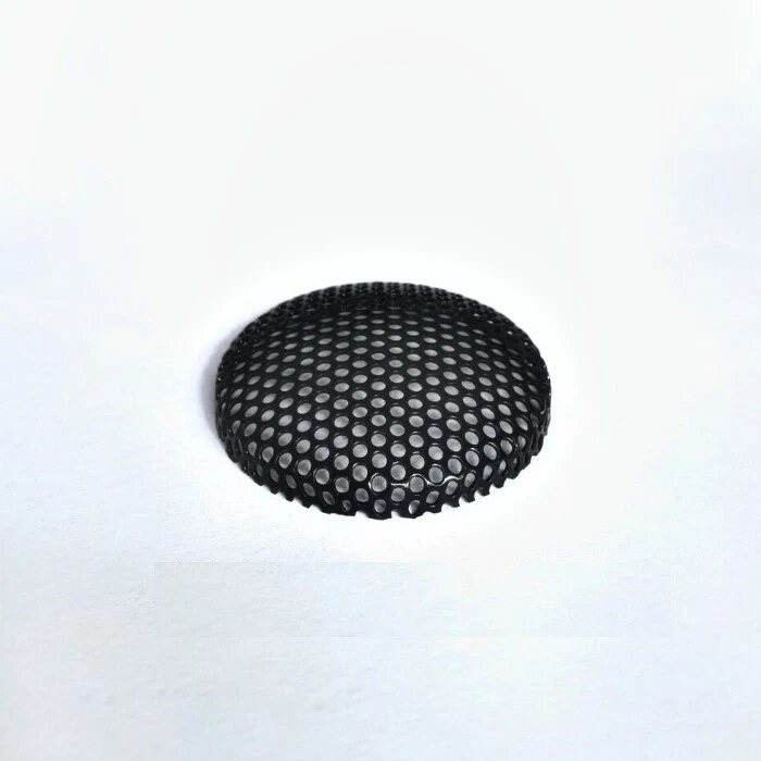Un par de cubiertas de altavoz de 1,5" 35,5 mm para tweeter audio rejilla de malla metálica 7,5 mm de alto Foto 3 de 4