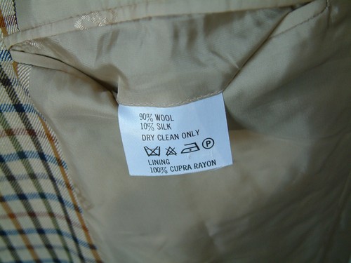 CHAQUETA DE LANA Y SEDA DAKS..40"..A CUADROS EN NEGRITA..BOLSILLO PARA ENTRADAS..ESTADO EXCEPCIONAL - Imagen 12 de 14