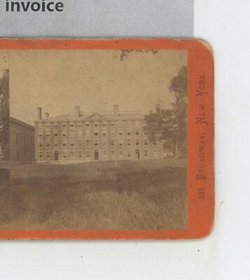 Brown University Rhode Island RI E&HT Anthony Stereoview c1870