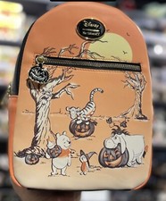 Her Universe Winnie The Pooh Halloween Pumpkin Mini Backpack NWT