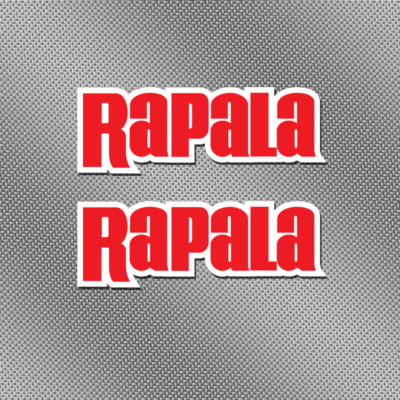 2x Rapala 6'' Full Color Sticker Decal Fishing Boat Bait Lure Tackle Box Reel Rod