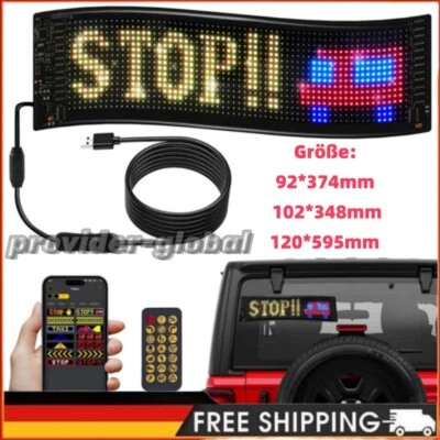 LED Schild Leuchte Display Laufschrift Leuchtreklame Leuchtschild Programmierbar - Bild 1 von 4