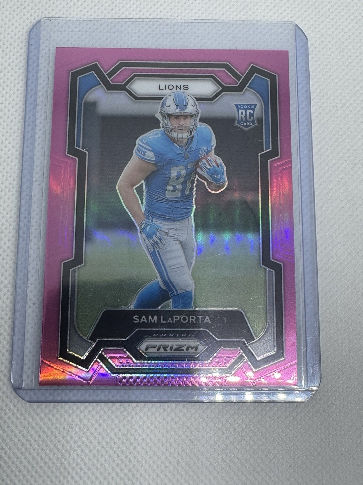2023 Panini Prizm - Rookies Sam LaPorta #332 Pink Prizm (RC)