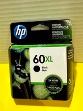 Genuine HP 60XL Black Ink Cartridge for Deskjet D1660, D2530, D2545 Printers