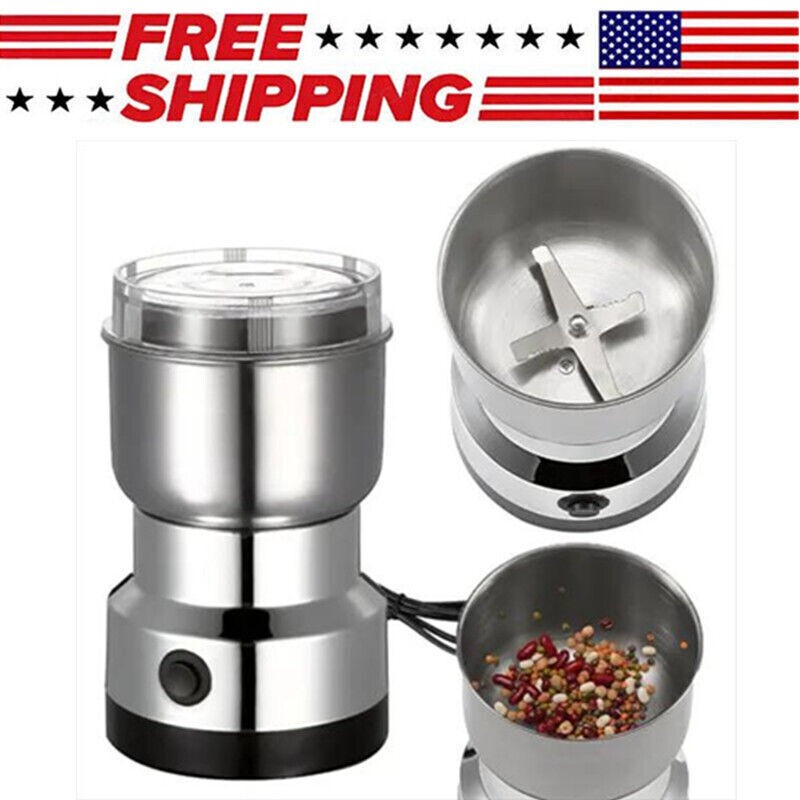 Electric Coffee Bean Grinder Nut Seed Herb Grind Spice Crush