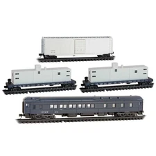 Micro-Trains N 98302275 Western Pacific Maintenance of Way MOW WP Train Set