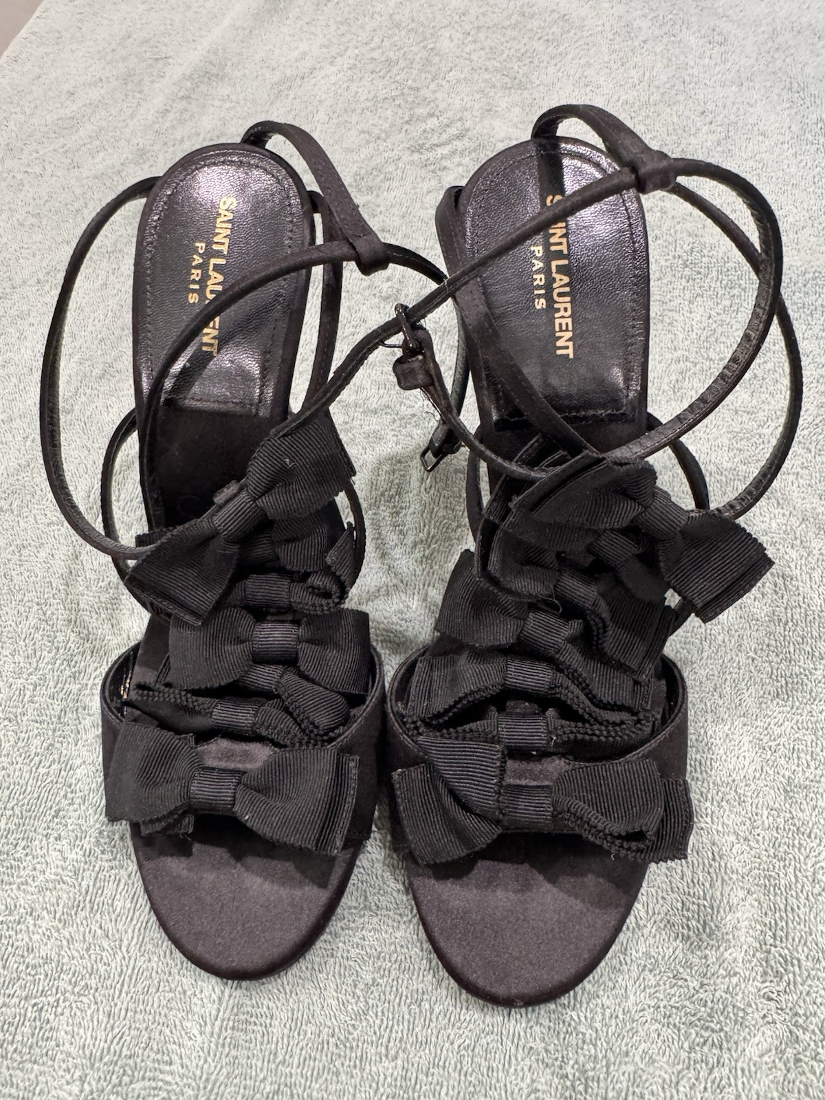 Saint Laurent donna tacco nero