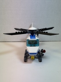 LEGO CITY Police Helicopter 7741 Complete Set with Police Officer Minifigure
