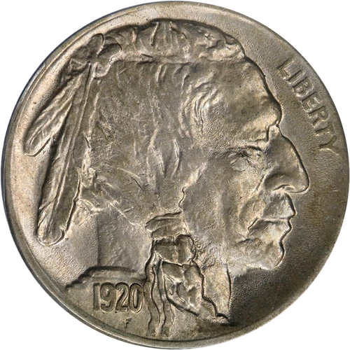 1920-P Buffalo Nickel ANACS AU58 Great Eye Appeal Strong Strike