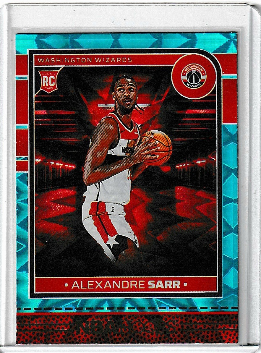 2024-25 Panini NBA Hoops - Rookies Alexandre Sarr #232 Teal Explosion (RC)