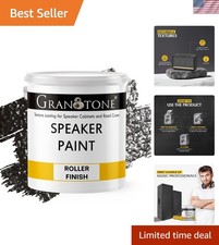 Speaker Paint Black 1 Gallon Texture Coating for Speaker Cabinets, Road Cases...
