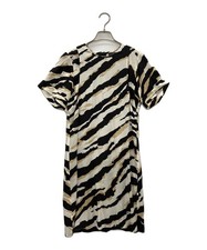 GUCCI Short Sleeve Dress/ Black x Beige/ Size: 38