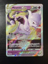 mewtwo pokemon go card value Pokmon TCG - Vstar 079/078 Rainbow Colorless Rule Mewtwo Vstar 031/078 Pokemon Go