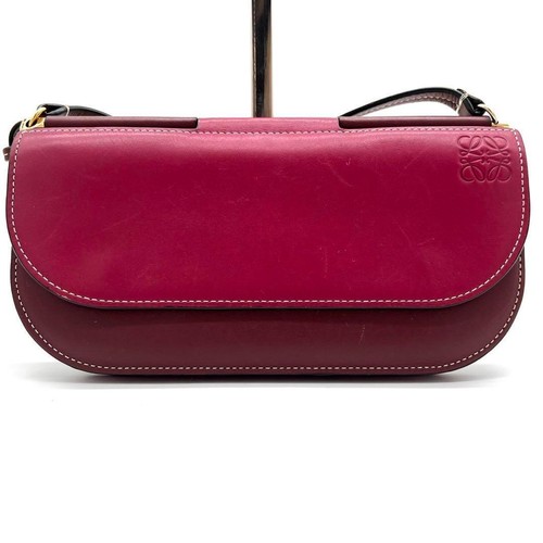 LOEWE Shoulder Bag Gate Pochette Wallet Anagram Casual Designer Used Body Only