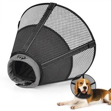 Dog Cone Collar After Surgery to Stop Licking: Soft Grid Recovery Collar with...