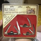 Old Timer Limited Edition Gift Set 3 Pocketknives SS/Delrin 120T 720T 610T 2019 — photo 1