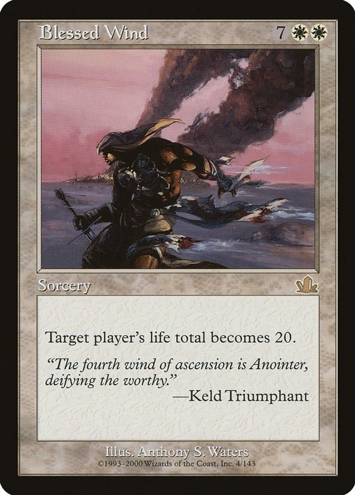 Blessed Wind Prophecy MTG 4 MP